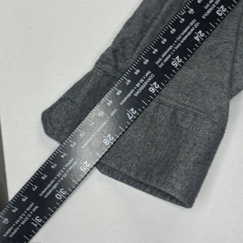 Ash & Erie Men's Gray Button Up Shirt Long Sleeve Stretch Casual Oxford Size L - Picture 11 of 11
